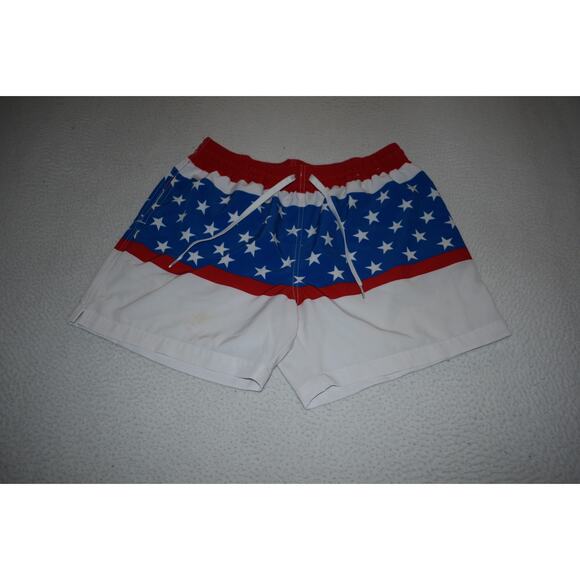 Chubbies Gym Shorts Swimming Mens Size Medium 5 Inch Inseam USA Flag America - Picture 7 of 7